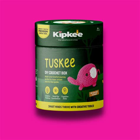 DIY Crochet Kit [Tuskee, the Elephant] – Kipkee