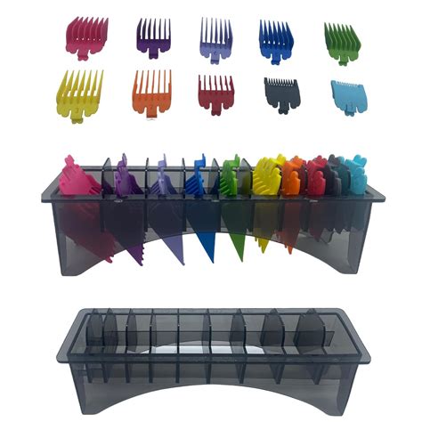 Amazon.com: 10 Pcs Hair Clipper Guards with Clipper Guard Holder ...