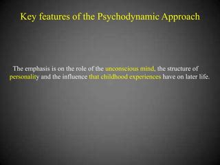 Image result for The Pshycodinamic Approach Key Concept