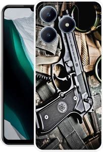 Indus Back Cover for Realme C63, Gun, Pistol, Bandook, Riffle - Indus ...