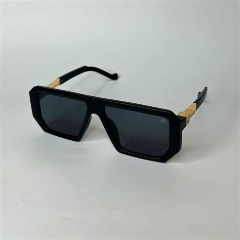 Oversized Retro Sunglasses - All Black / RB2311 — RawBare