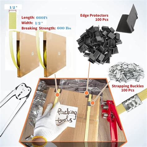 Tool Band Strapping Tool Pallet Packaging Strapping Banding Kit, Heavy ...