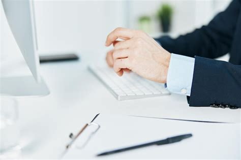 Image result for Typing Office Desktop Computer