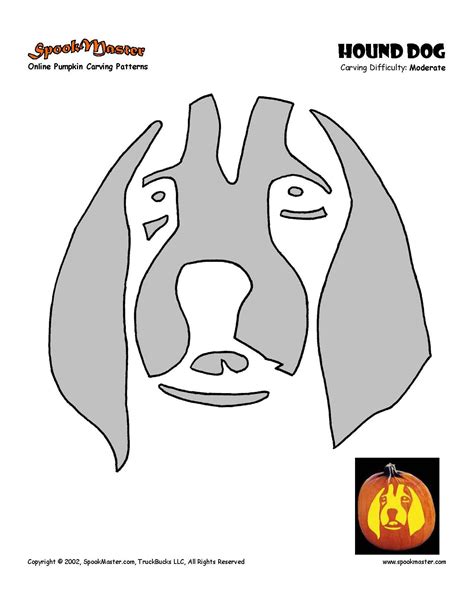 Pumpkin Carving Dog Templates | AT A GLANCE