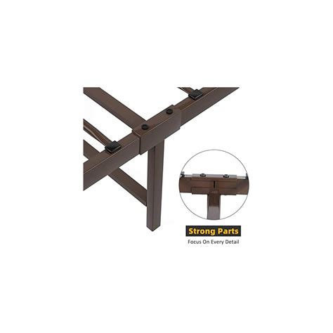 Buy HomVent Bed Frame, Full Size Bed Frame, Steel Metal Bed Frames Full ...