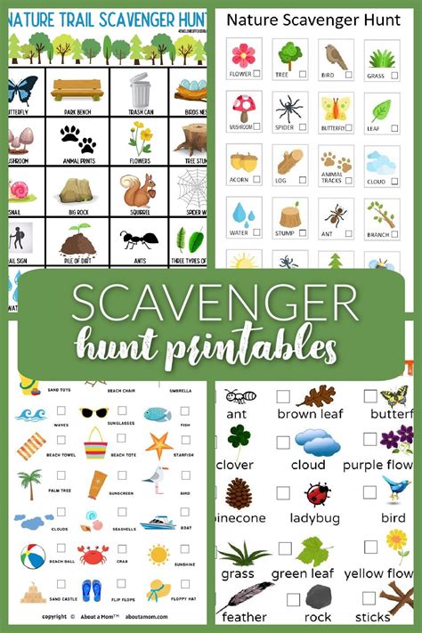Scavenger Hunt List