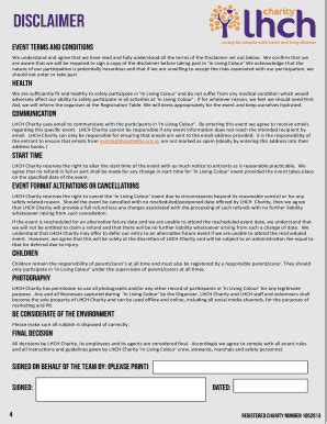 Fillable Online We understand and agree that we have read and fully ...