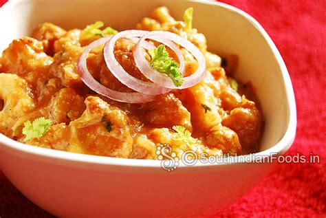 Cauliflower butter masala | Gobi butter masala