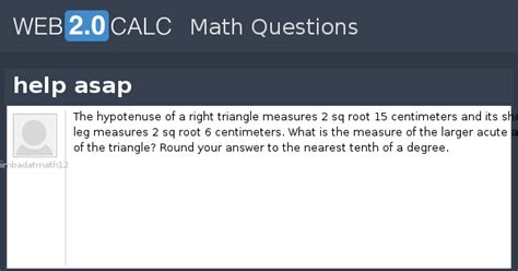 View question - help asap