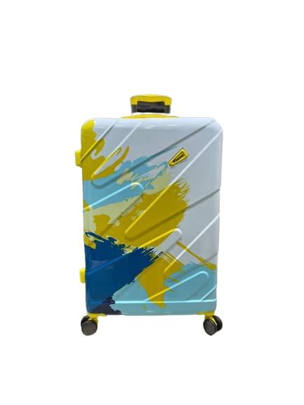 Luggage World Trolley Bag Polycarbonate Material | 8 Wheels Trolley ...