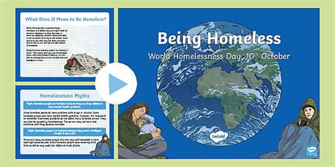 Being Homeless PowerPoint