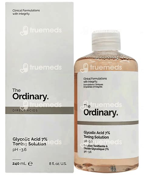 The Ordinary Glycolic Acid 7 Toning Solution 240 Ml - Uses, Side ...