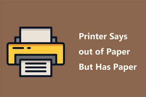 Image result for Printer Out of Paper Fix