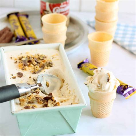 No Churn Honeycomb Ice Cream Recipe - Effortless Foodie