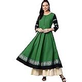 Buy Yash Gallery Women's Cotton Floral Printed Anarkali Kurta at Amazon.in