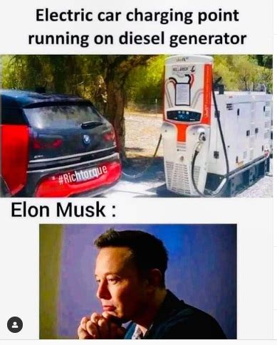 Here’s The Truth Behind Viral Image Of ‘Diesel-Powered EV Charging ...