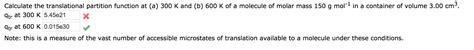 Image result for Translational Partition Function Explained