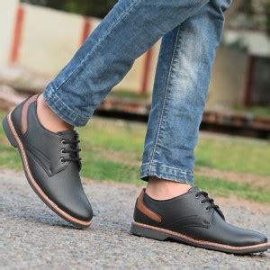 Averatto Black Office Wear & Party Wear Semi Formal shoe for Mens ...