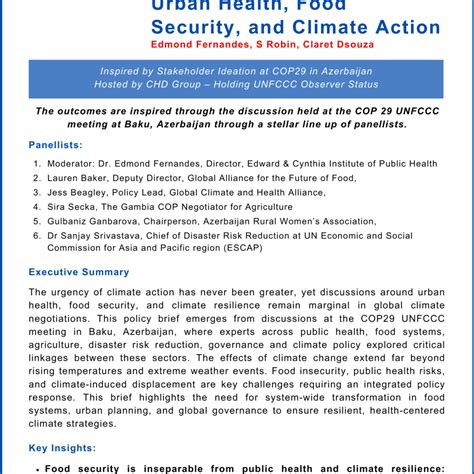 Policy Brief and Reports