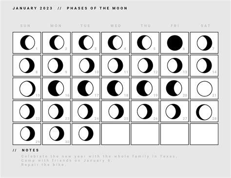 Moon Phases 2024 Printable