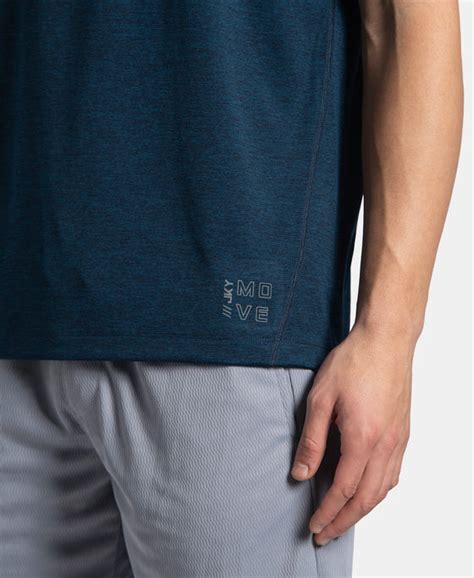 Buy Microfiber Fabric Round Neck Half Sleeve T-Shirt with StayDry Tech ...