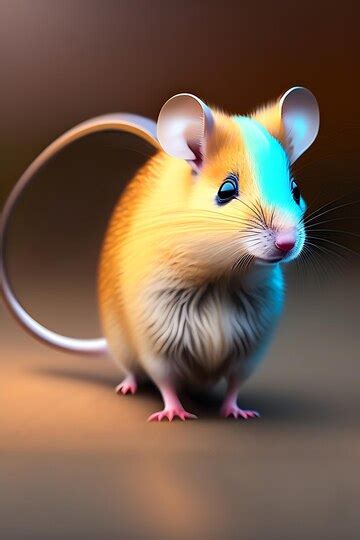 Small and skittish mouse | Premium AI-generated image