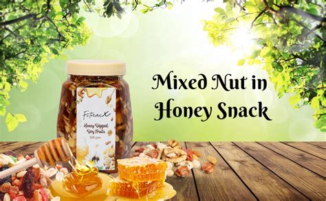 Fitnaxx Honey in Dry Fruits Mix and Nuts/Dry Fruits with Honey Mixed ...