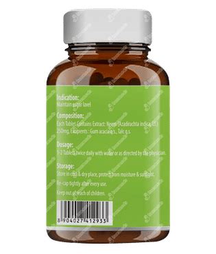 Baidyanath Neem Tablet 60 - Uses, Side Effects, Dosage, Price | Truemeds