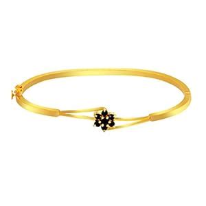 Joyalukkas 22KT Yellow Gold and Blue Sapphire Bracelet for Girls ...