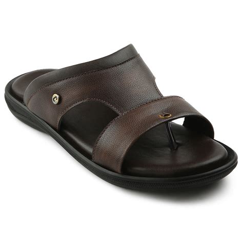 Buy Coolers Brown Casual Slipper For Men VCL-24 By Liberty