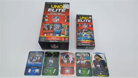 UNO Elite NFL 2025 Card List (Complete Checklist) - Geeky Hobbies