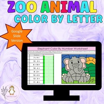 Color Zoo Worksheet 的图像结果