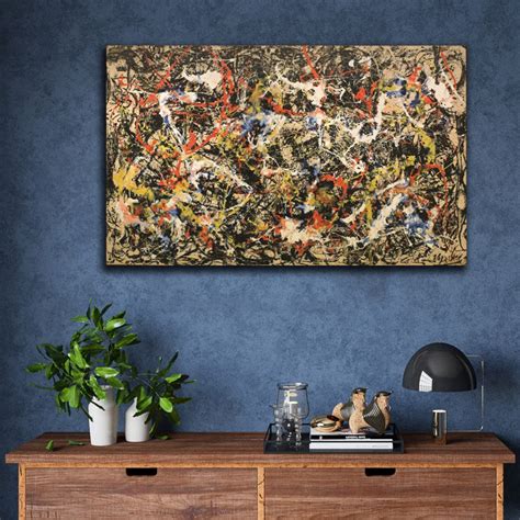 Convergence by Jackson Pollock - Abstract Art - Canvas Reprint - Canvas ...