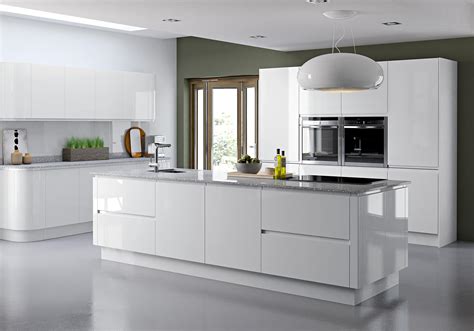 Modern White Gloss Kitchens