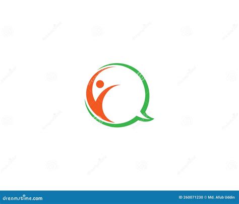 Letter Q Human Life Logo Design Stock Vector - Illustration of design, organ: 260071230