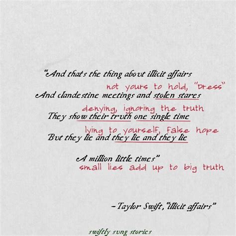 Taylor's Sly & Sad "illicit affairs" Meaning, Explained - Swiftly Sung ...