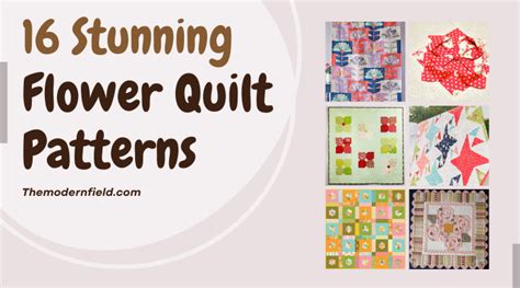 Image result for Modern Flower Quilt Patterns