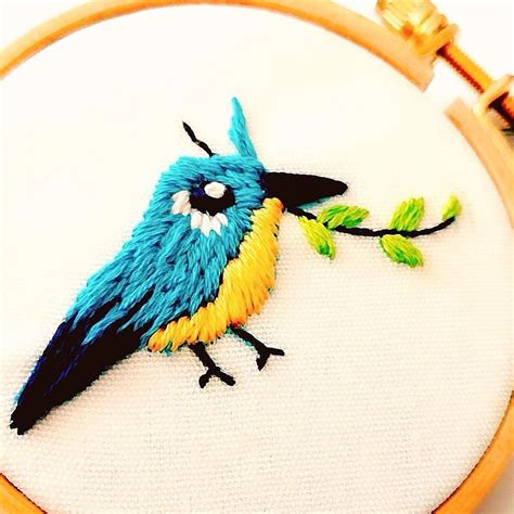 鸟刺绣|手工艺|其他手工艺|viggie2014 - 原创作品 - 站酷 (ZCOOL)
