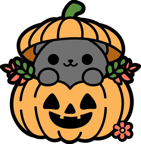 Free Cat In Pumpkin Clipart, Download Free Cat In Pumpkin Clipart png ...