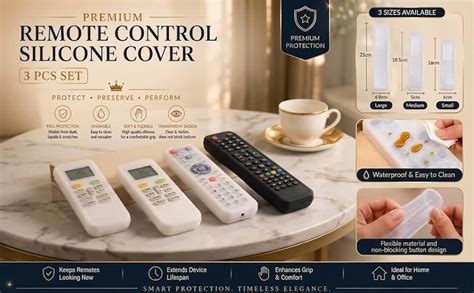 Amazon.in: Buy SIMXEN TV Remote Control Set Waterproof Dust Silicone ...
