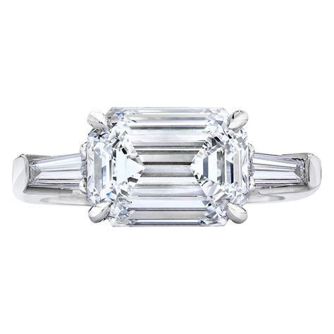 emerald cut diamond ring india