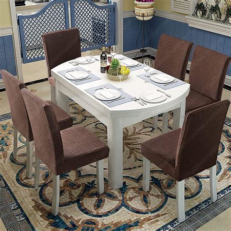 HOME BEAUTIFIER Chair Covers - Universal Jacquard Chair Cover, Elastic ...