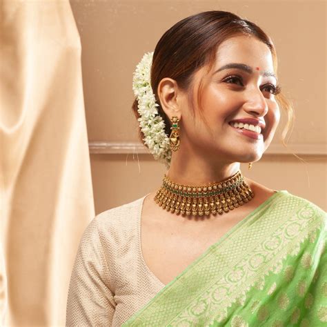 Buy Dancing Lady Classic Antique Choker Set | Tarinika - Tarinika India