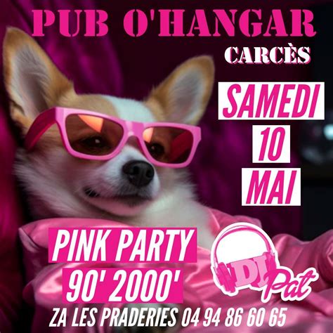 Pink Party 90 2000 DJ PAT OHangar Carcès , Z.A. les Praderies ...