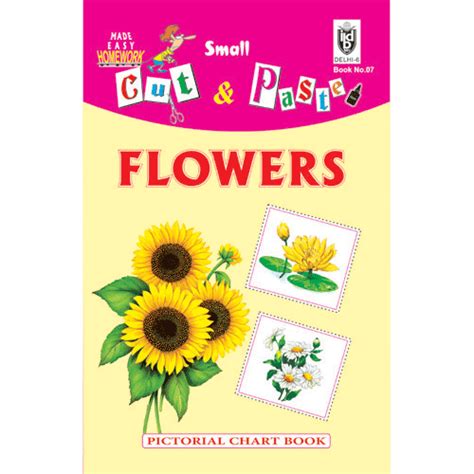 Cut and paste book of FLOWERS