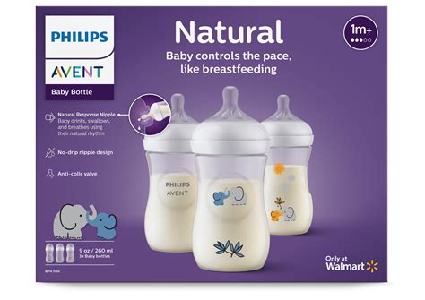 Buy Philips Avent Natural Baby Bottle with Natural Response Nipple ...