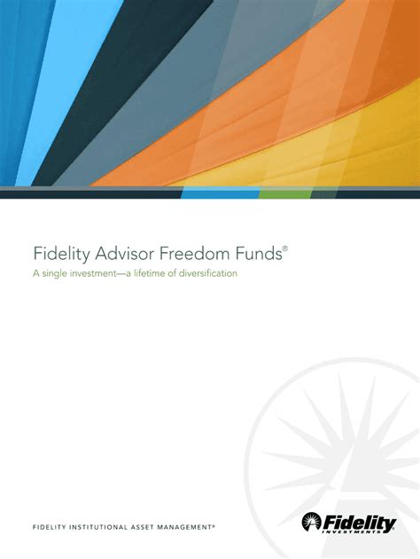Fillable Online Fidelity Advisor Freedom Funds Fax Email Print - pdfFiller