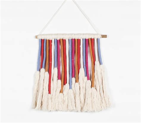 Thread-wrapped rope tasseled wall decor – GAAIA