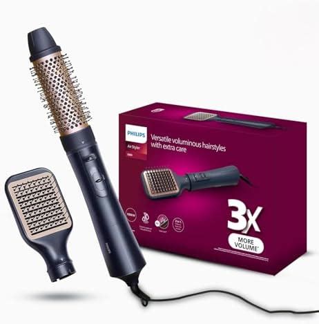 Philips 2-in-1 Airstyler, 3X Volume & 50% Less Hair Breakage, Volumizer ...