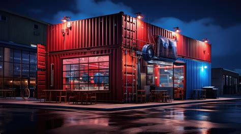 Taproom container brewery beer | Premium AI-generated image